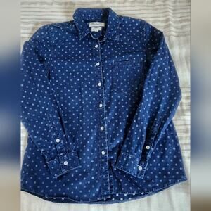 Madewell Dotted Women's Button Down Sz S